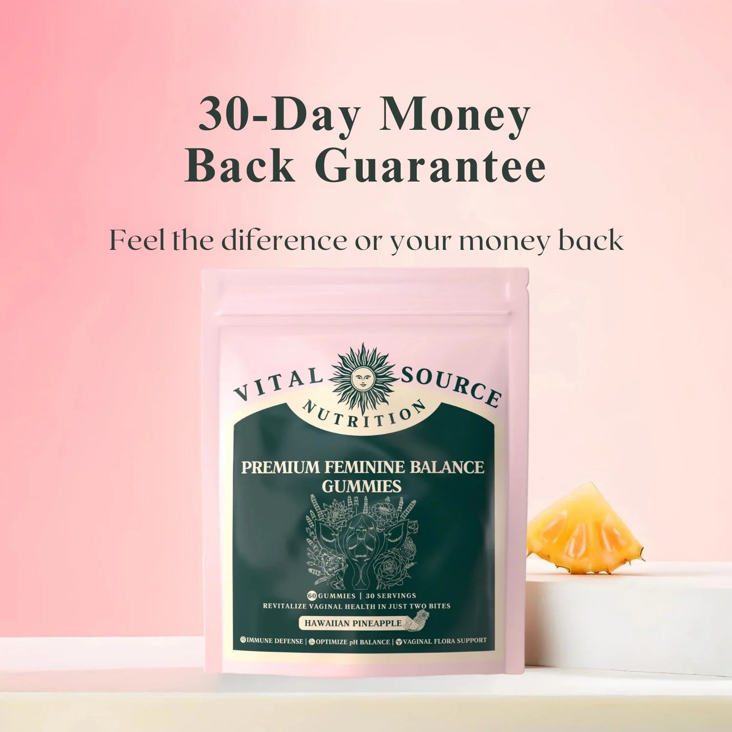Probiotics - No more worrying about odor or imbalance - Feel fresh, confident and in control