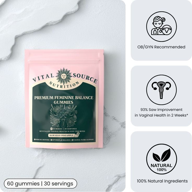 Probiotics - No more worrying about odor or imbalance - Feel fresh, confident and in control