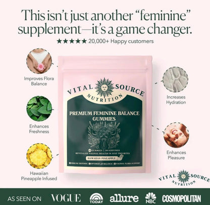 Probiotics - No more worrying about odor or imbalance - Feel fresh, confident and in control