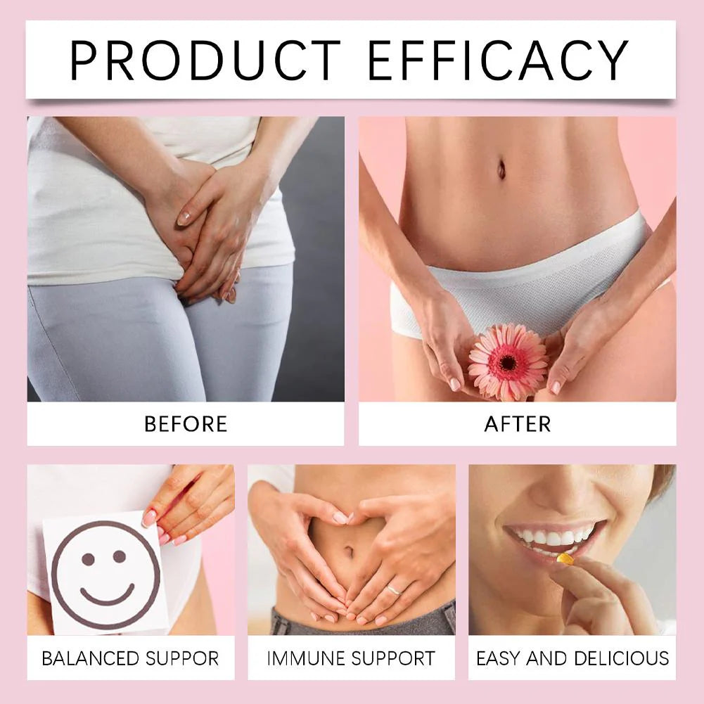 Probiotics - No more worrying about odor or imbalance - Feel fresh, confident and in control